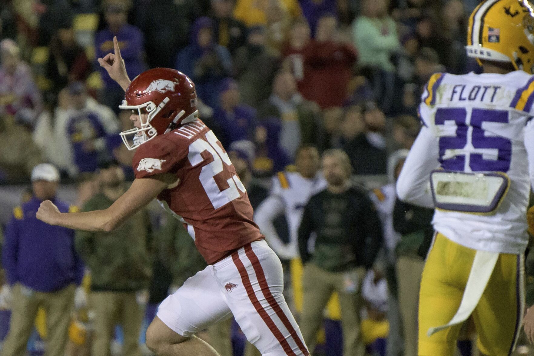 APTOPIX Arkansas LSU Football